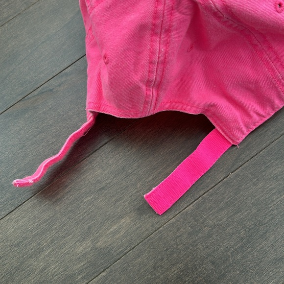 ALL SHE WROTE NOTES Confetti Vibes Ball Cap, Fluorescent Pink Fashion Casual - Picture 7 of 12